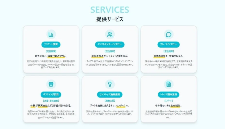 提供サービス