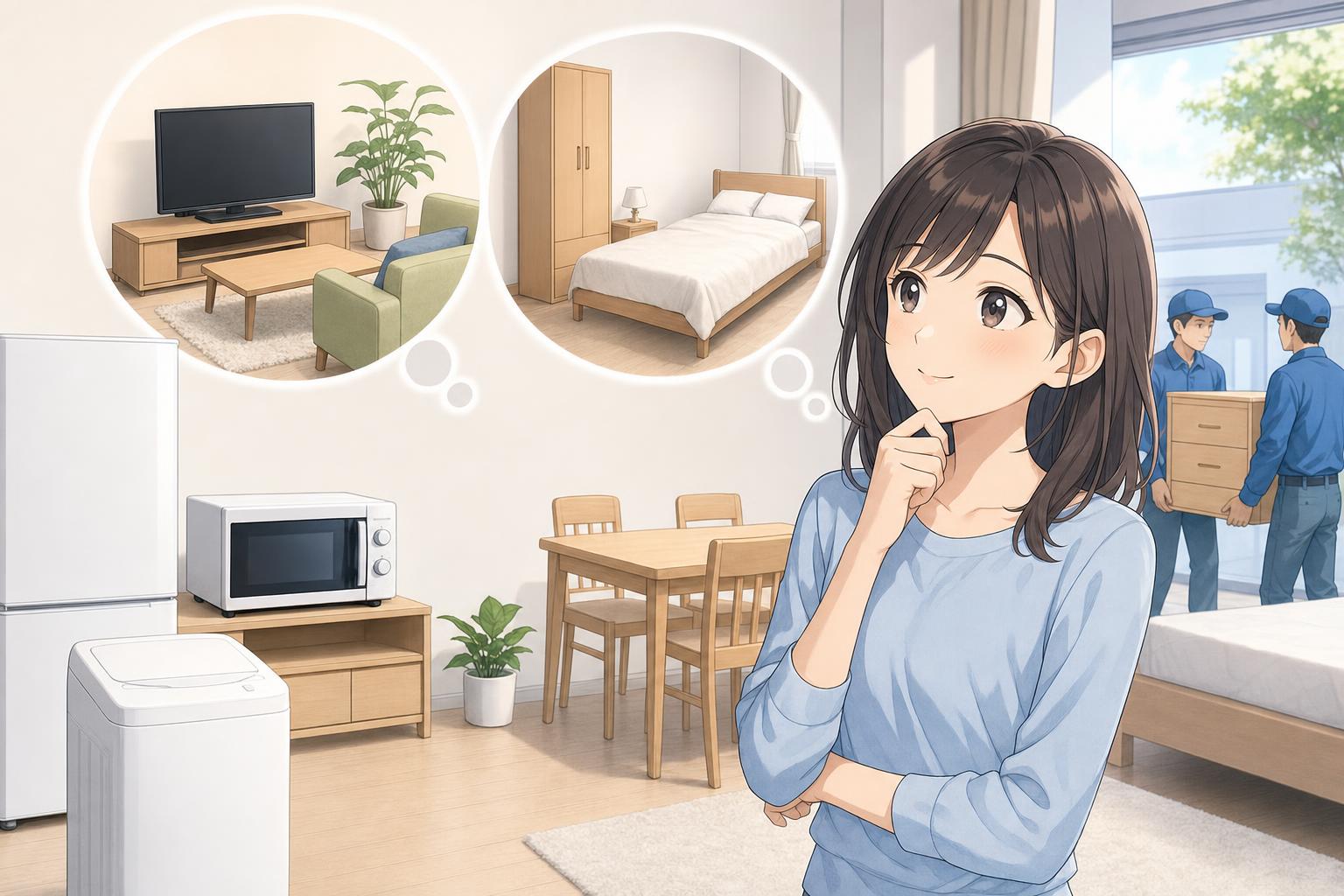 かして！どっとこむの家電・家具レンタルは必要？料金や期間を確認して選ぶ方法